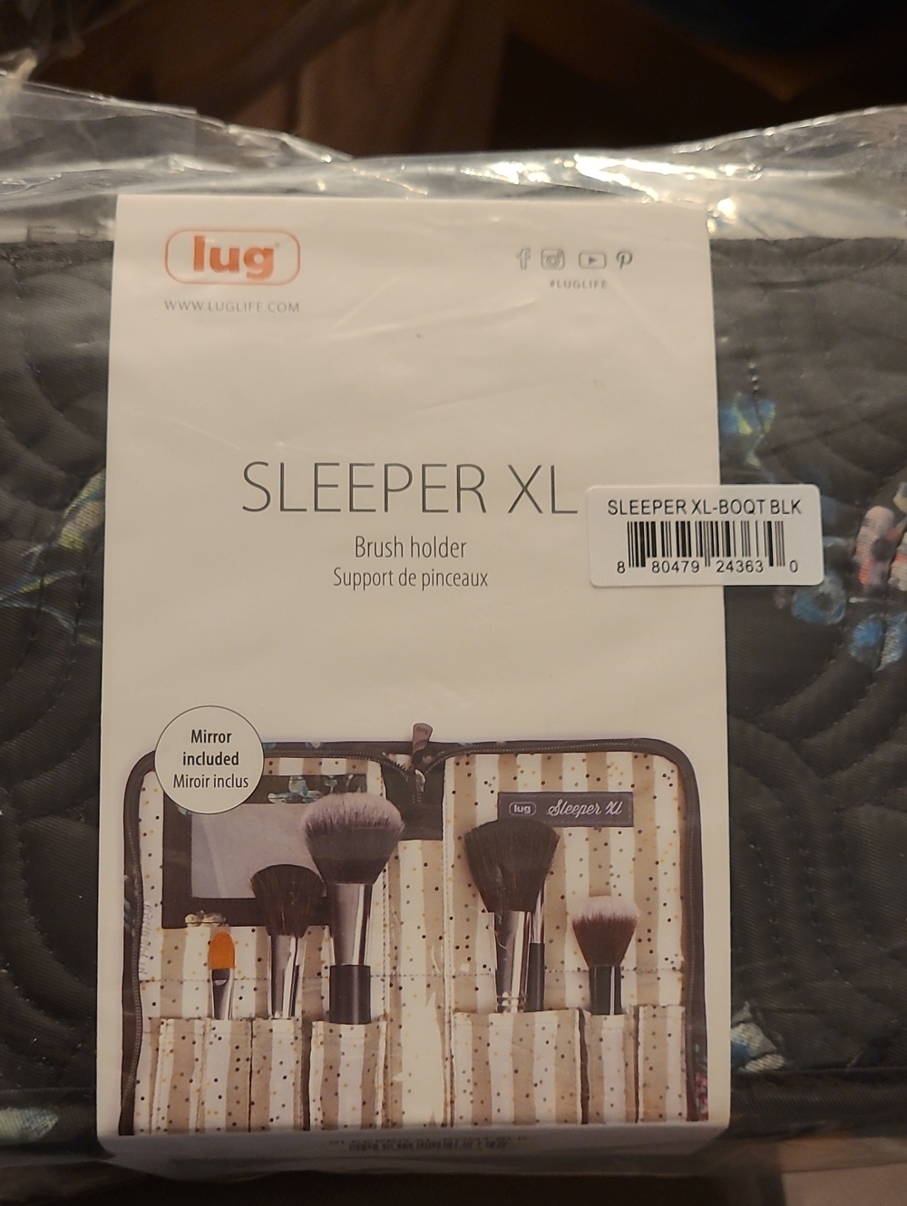 Lug Sleeper XL, NWT, Bouquet Black
